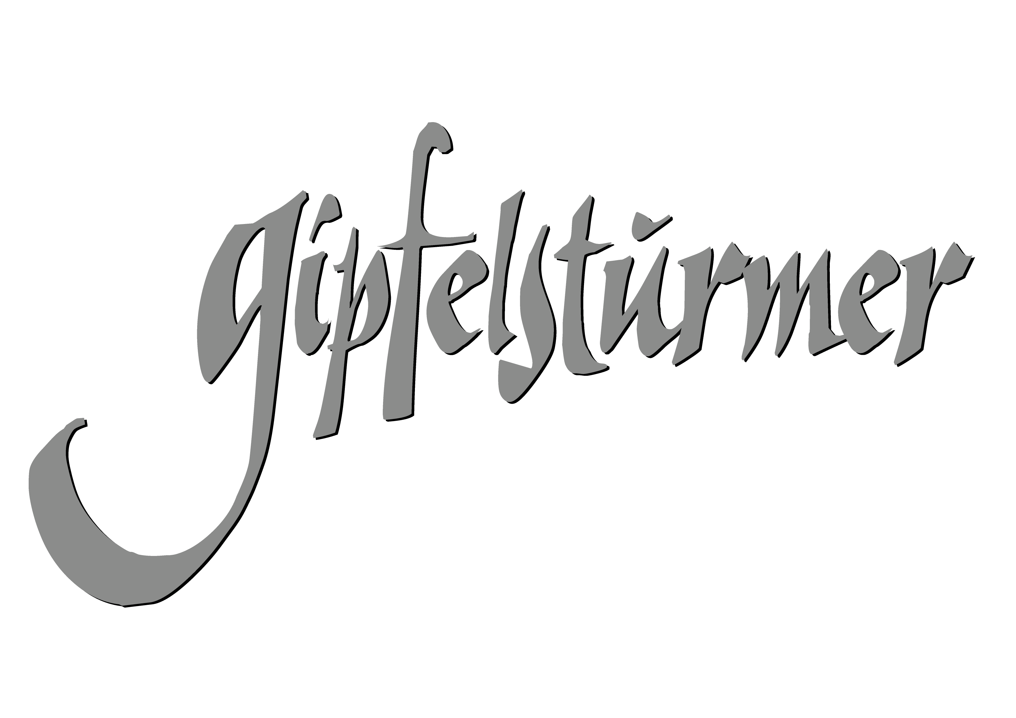 Logo Gipfelstrmer 2 farbig grau 01
